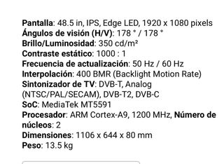 SMART TV PANASONIC 49”