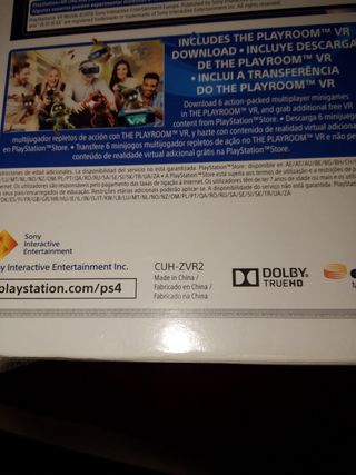 Gafas cámara vr PlayStation