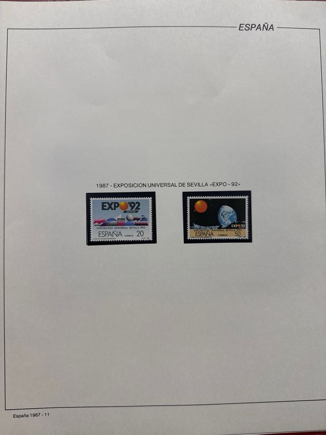 Sellos de España . 1981 a 1987