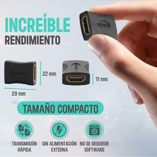 Adaptador HDMI Hembra/Hembra