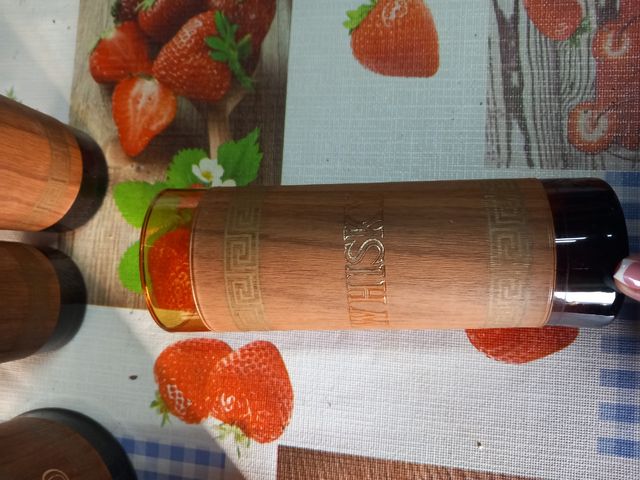 Vasos tubo whisky con cubitera