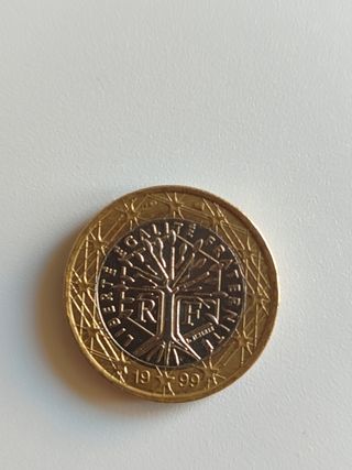 Moneda de 1 euro Francia 1999