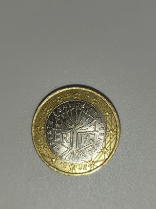 Moneda de 1 euro Francia 1999