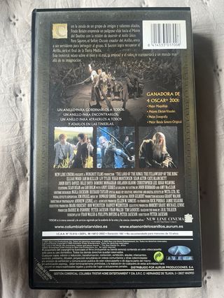 El Señor De Los Anillos VHS