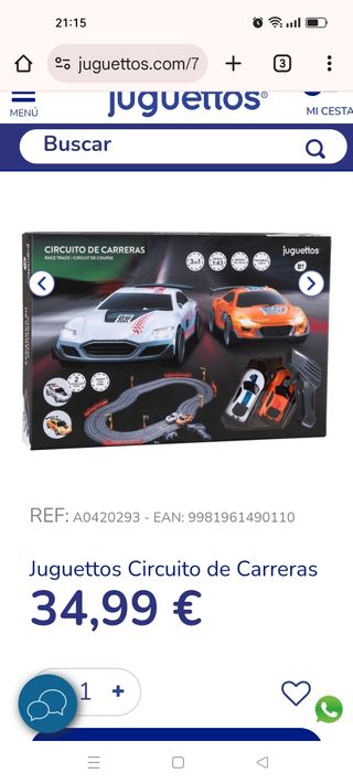 Scalextric circuito de carreras nuevo