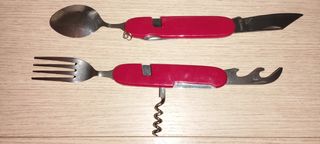 SET CUBIERTOS CAMPING