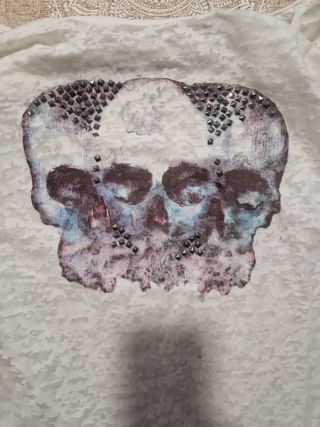 Camiseta blanca finita Pepe Jeans.