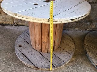 Bobinas madera para mesa