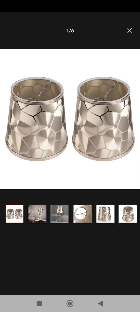 Pantallas lampara mesa o noche