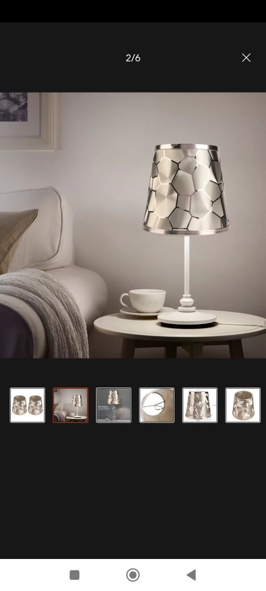 Pantallas lampara mesa o noche