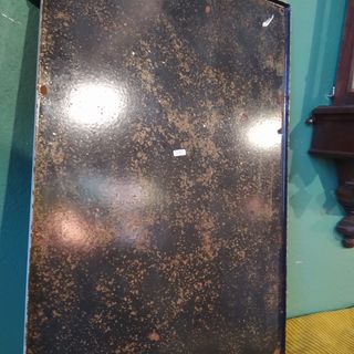 CHAPA ESMALTADA: "BARBER SHOP"