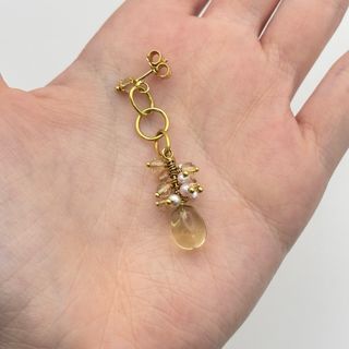 Pendientes de oro 18kt con gemas