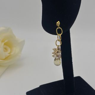 Pendientes de oro 18kt con gemas
