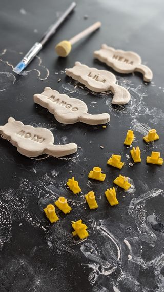 Magneti per gatti in ceramica personalizzati