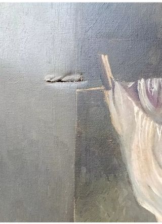 Attilio Gattafu' importante pittore Bergamasco oli