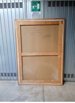 Attilio Gattafu' importante pittore Bergamasco oli