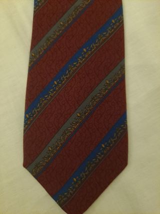 Cravatta con foulard da taschino pura seta