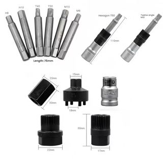 ✅ Kit de Extractor poleas de alternador 13 piezas