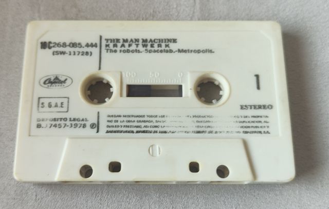 Cassette Kraftwerk el hombre máquina