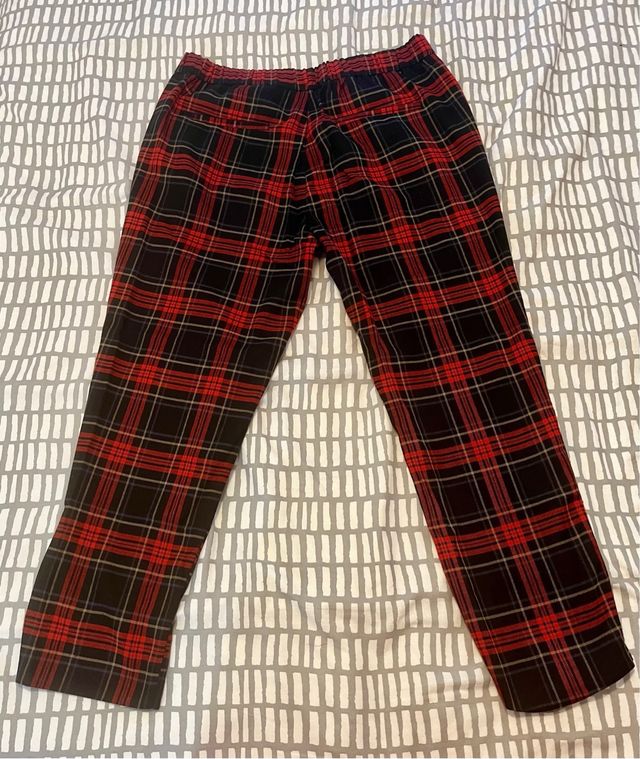 Pantalon de cuadros de zara