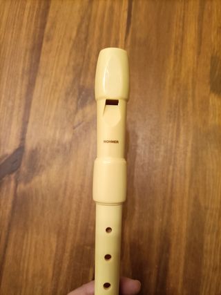 Flauta dulce Hohner.