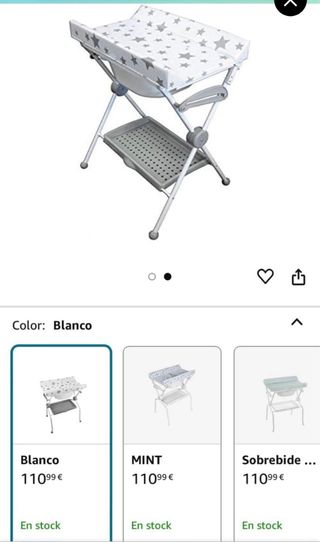 Bañera Cambiador Bebe Nuevo