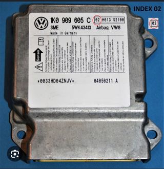Centralita Airbag Volkswagen/Reset o clonacion