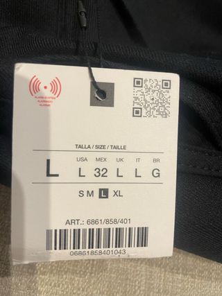 Pantalon gris de Zara L