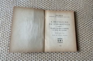 A Revolução Da Experiência de P. Pereira - 1947