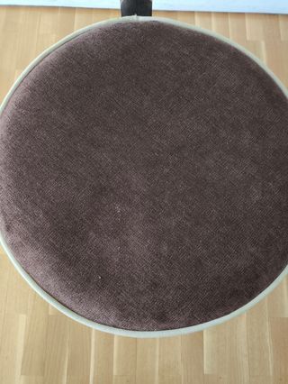 Silla- taburete giratorio con respaldo