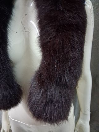 Collo stola scialle vera.pelle