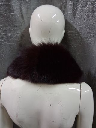 Collo stola scialle vera.pelle