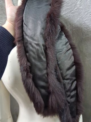 Collo stola scialle vera.pelle