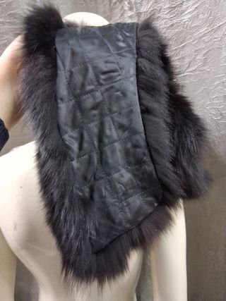 Collo scialle vera pelle