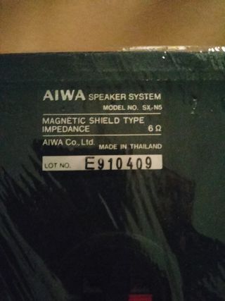 Altavoces Aiwa