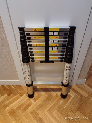 3,2 Escalera telescopica aluminio plegable