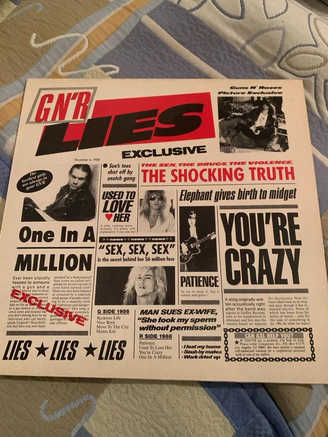 Guns and roses vinilo