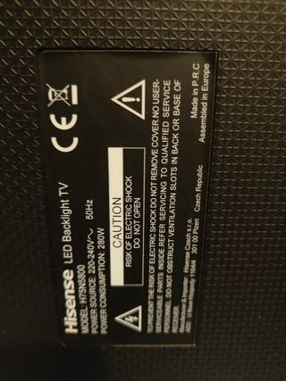 Pantalla de Televisión