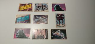 Lote cromos troquelados Star Wars