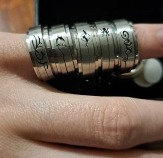 CONJUNTO ANILLOS ACERO INOX