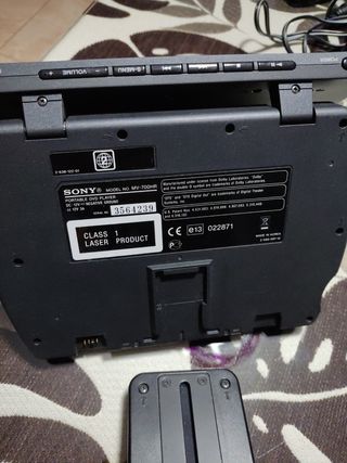 DVD portátil para coche y hogar