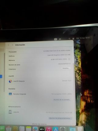 MACBOOK PRO 13 ''SEQUOIA'' SSD