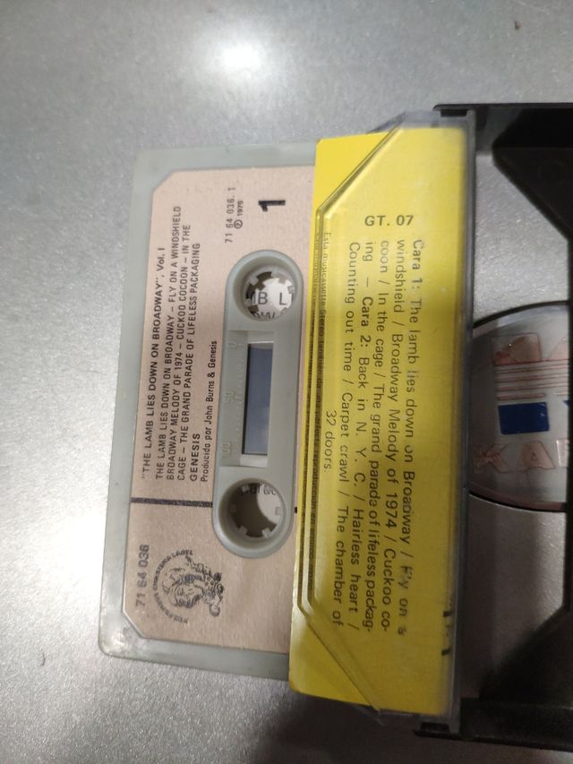 Cinta cassette de Genesis