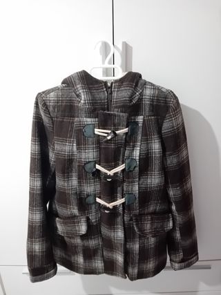 Trenca vintage de cuadros Lefties 