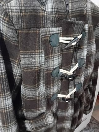 Trenca vintage de cuadros Lefties 