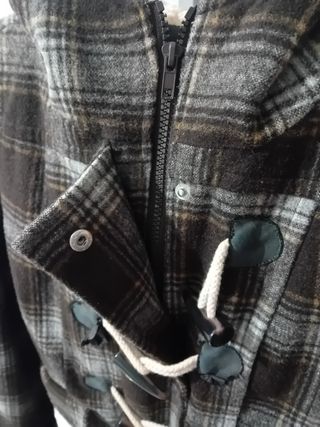 Trenca vintage de cuadros Lefties 