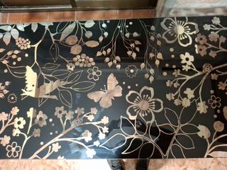 Mesa escritorio cristal regulable, ikea