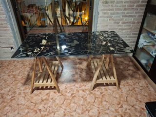 Mesa escritorio cristal regulable, ikea