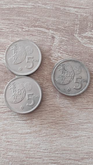 Monedas 5 pesetas España 1980