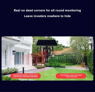 Telecamera di Sicurezza Esterna a Doppio Obiettivo